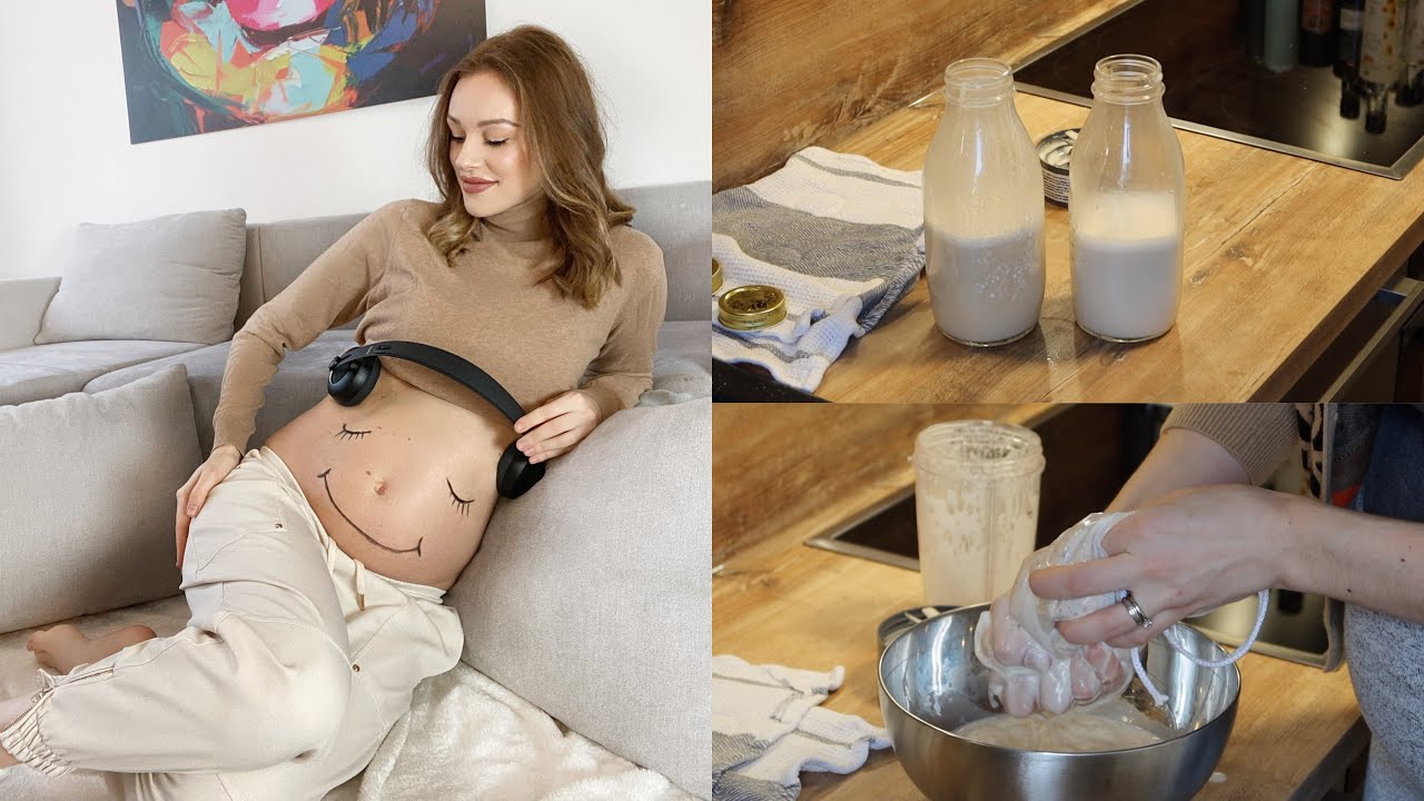 2 DANA U ZIVOTU JEDNE MAME | TRUDNICKI PREGLED + PRAVIM DOMACE BADEMOVO MLIJEKO | SARA DZODZO