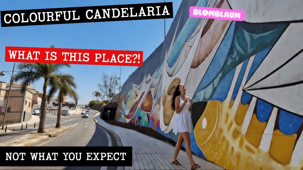 Candelaria Tenerife 4K 🇪🇸 Basilica, Canarian Houses & Seafront Walk Canary Islands Architecture