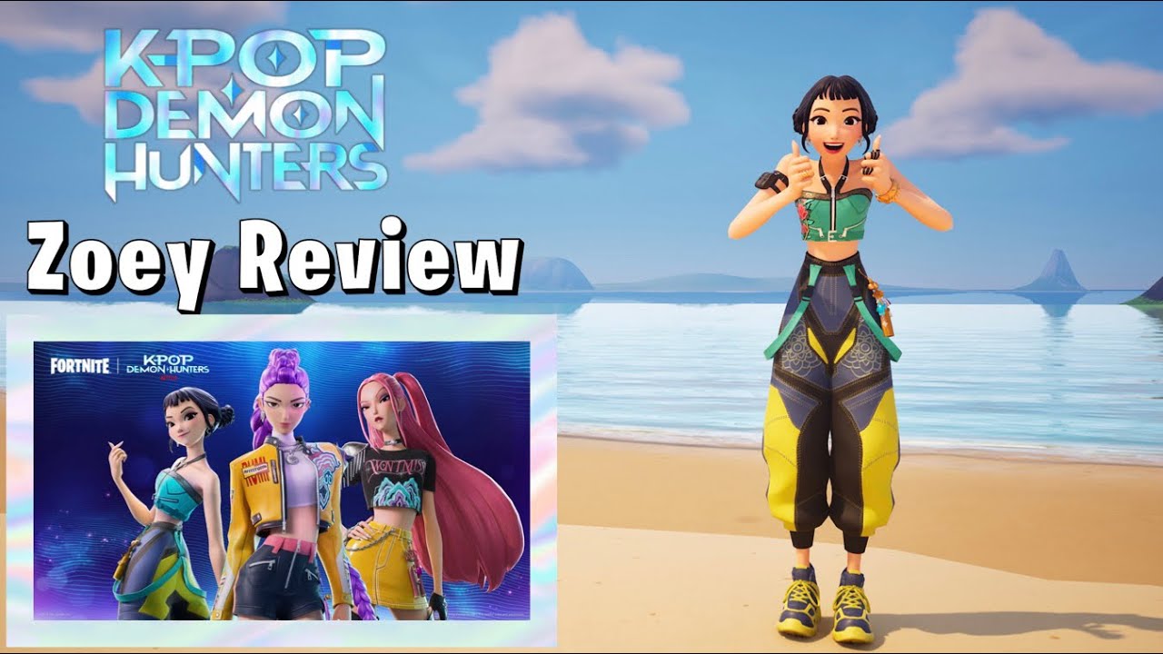 Zoey Review | Fortnite x K-POP Demon Hunters Item Shop Skin