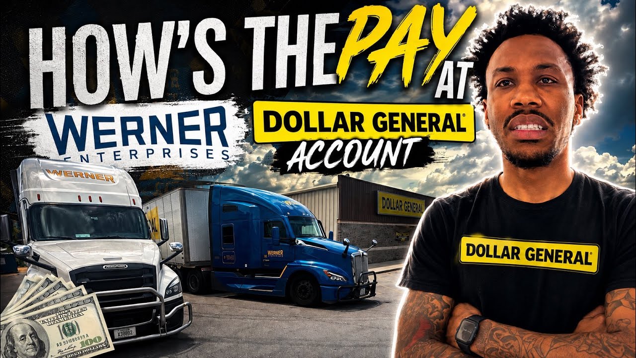 Сколько я зарабатываю в Werner Enterprises на перевозках для Dollar General | Разговоры дальнобой...