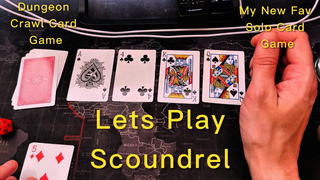 Scoundrel The Solo Dungeon Crawl Card Game | My New Favourite | Not A Tutorial !!