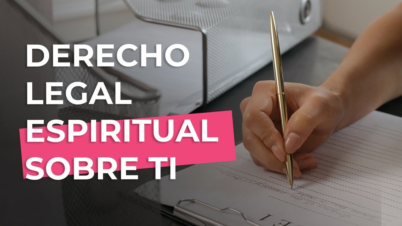 Derecho Legal ESPIRITUAL Sobre TI | Iglesia Dios nos Habla.
