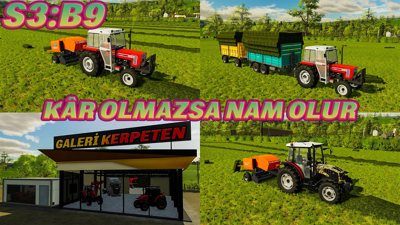 GALERİYİ AÇTIK! |FS 22| |2.BALYA MAKİNESİNİ ALDIM| |ÇİFTÇEKER MOTOR ALDIM| |ROLEPLAY| |S:3,B:9|