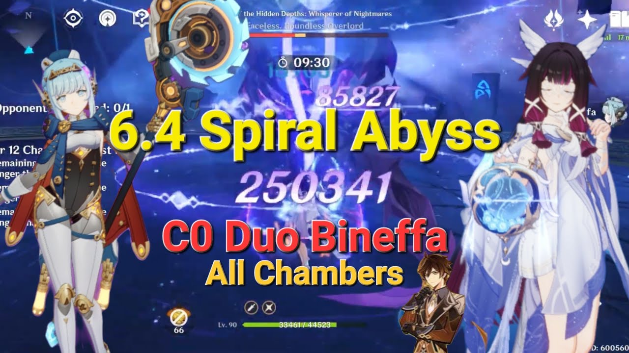 C0 Columbina & C0 Ineffa | 6.4 Spiral Abyss | Luna 4 | Genshin Impact