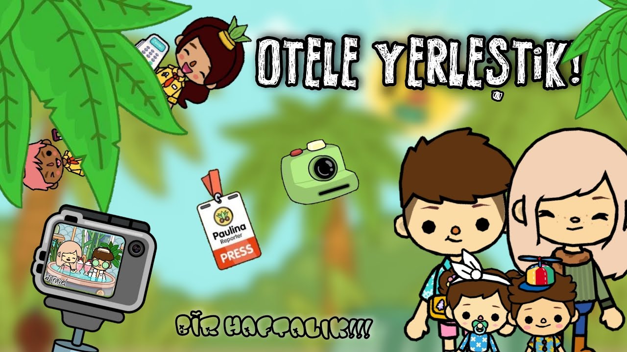 Otele yerleşiyoruz!🧳~Bir haftalık~ Toca Life World Türkçe / Toca Life King!