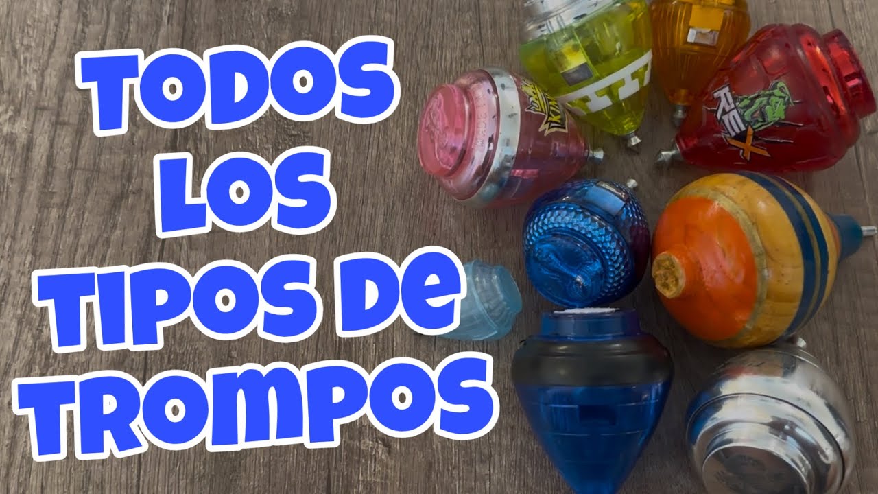 Todos los tipos de trompos que existen #trompos #tromposcometa #tricks #spintop #toys #trompo