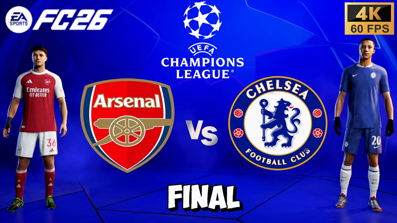 FC 26 - Arsenal vs Chelsea Ft. Jesus, Palmer | UEFA Champions League Final