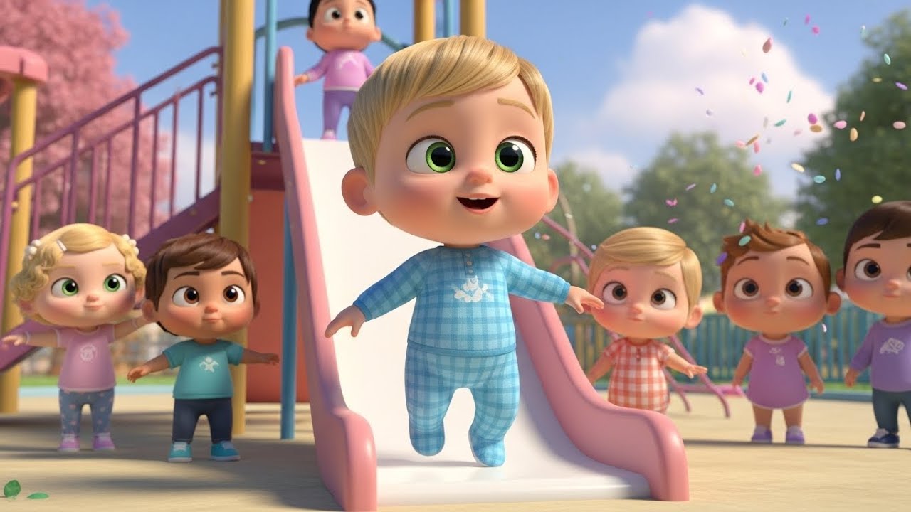 Happy Playground Fun 🛝🎉🎶 Fun Playtime Song for Kids | Outdoor Adventure Music