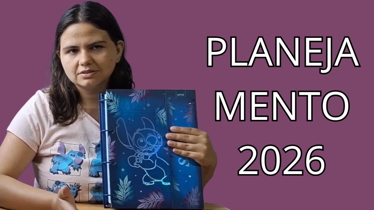 Como vou me planejar em 2026 | Tour pelo meu Fichário