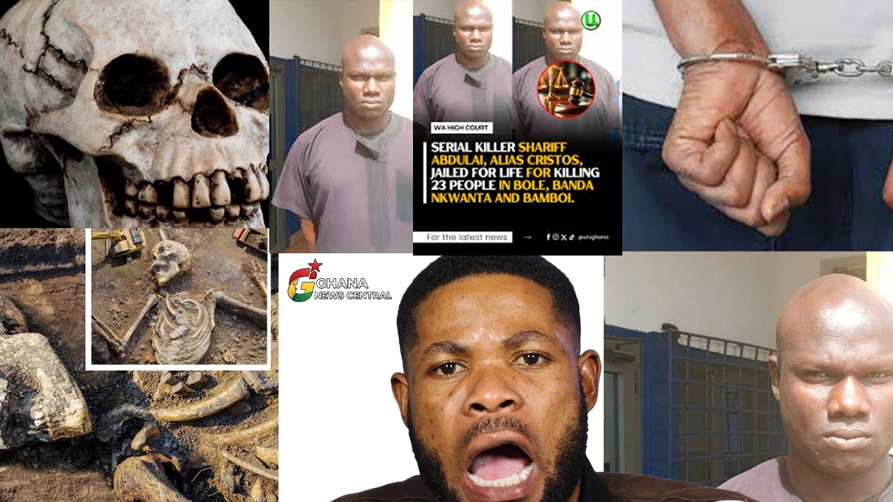 😳GHANA'S most Dangerous SERIAL KILLER Cristos Confesses to k!lling 23 people, Jailed for life! 😱⚖️