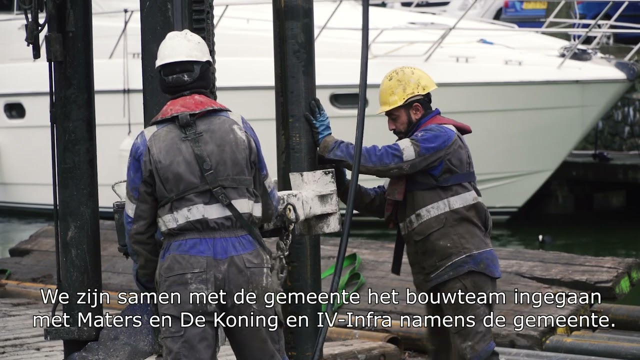 Gemeente Brielle Project herstelwerkzaamheden kademuur Maarland NZ
