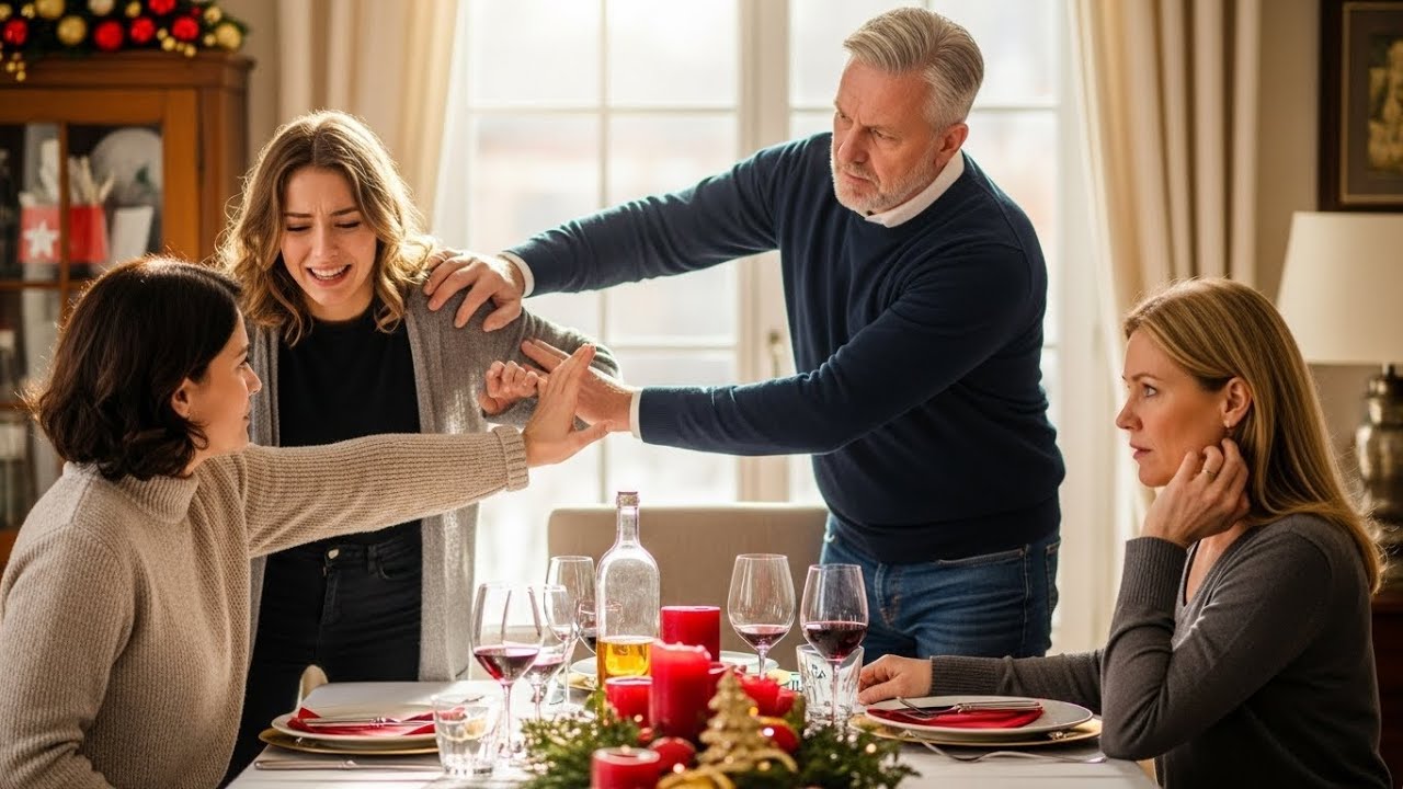 Mein Stiefvater stieß mich vom Weihnachtstisch – also ging ich…