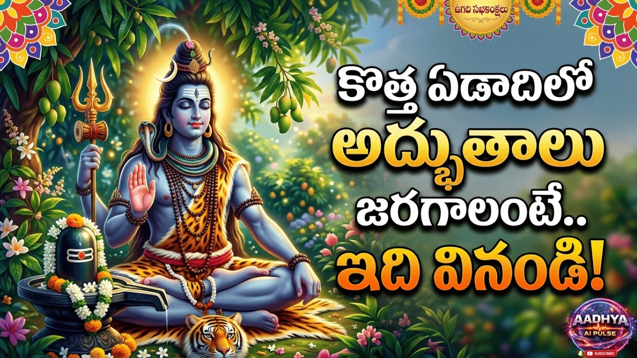 OM NAMAH SHIVAYA MANTRA | PowerFul Shiva Mantra | Shivarathri Special #omnamahshivaya #aiteluguvide