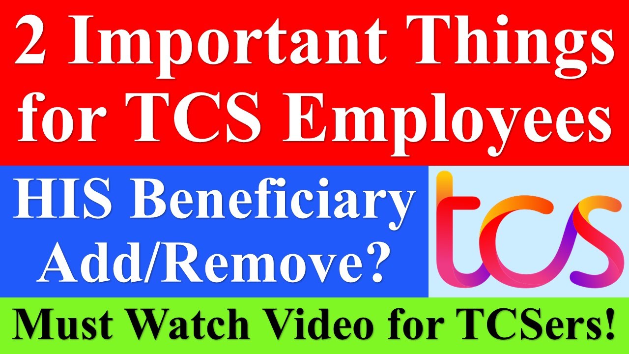 IMPORTANT for TCS Employees HIS Beneficiary & Tax Slab Window Open?  #tcs #infosys #wipro #medibuddy