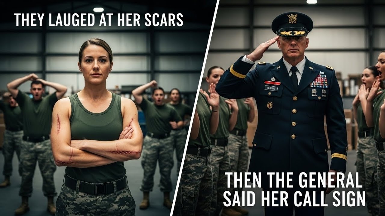 They Laughed at Her Scars — Then Froze When the General Revealed Her Call Sign