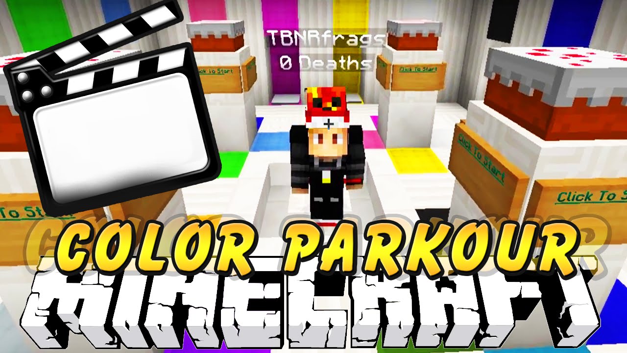 Minecraft ` PARKOUR IN COLORS! 