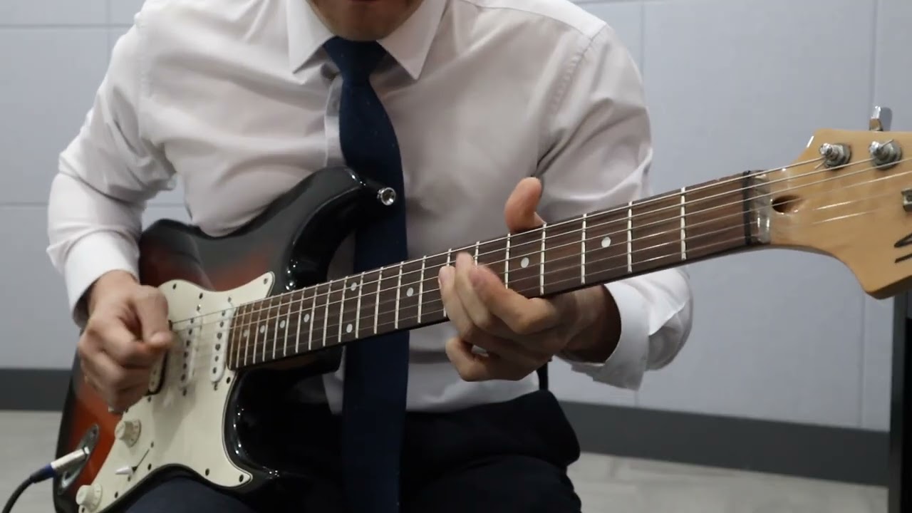 창원 이주찬기타-취미반 직장인의 미친 블루스 기타솔로(cannonball shuffle Blues Guitar Solo)