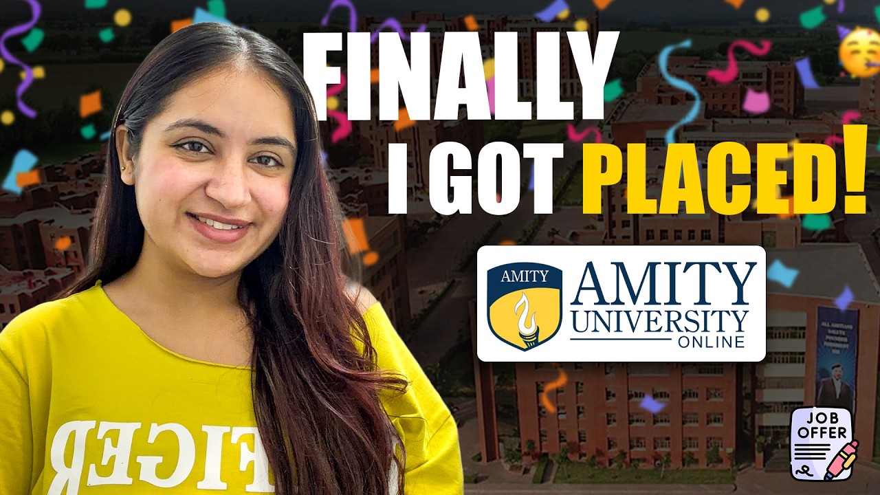 I Got Placed Through Amity Online MBA 🤩... But I Didn't Join! 😳