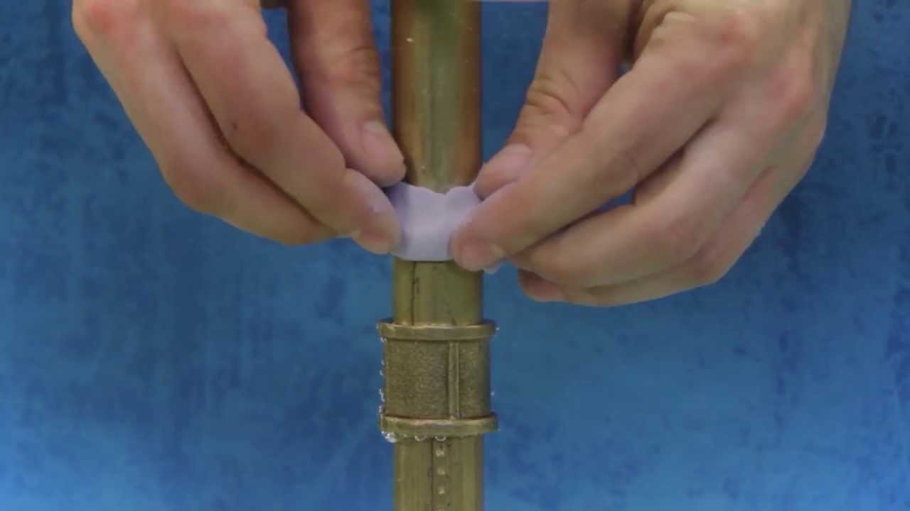 Reparación de pérdida en caño de agua
