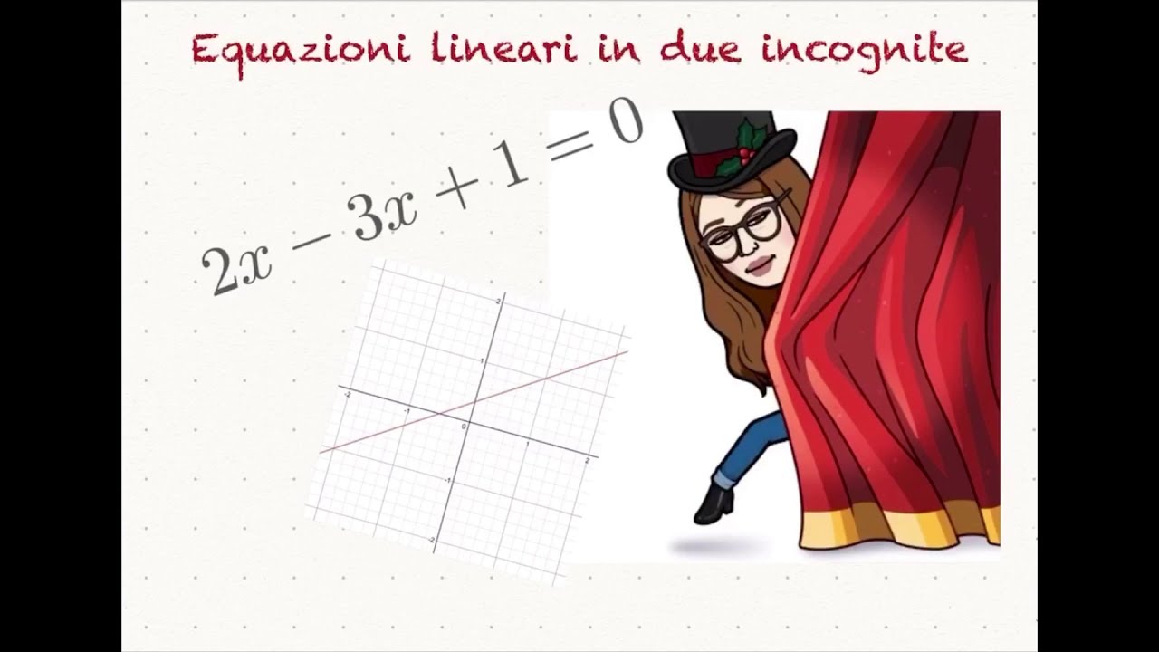 Equazioni lineari a due incognite