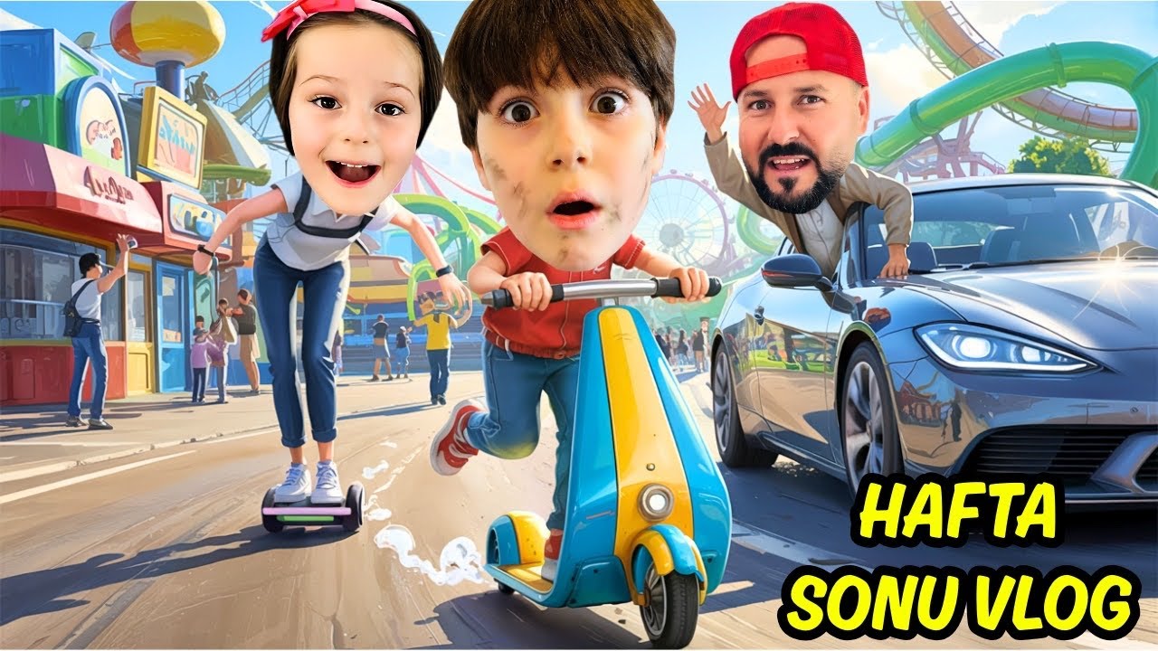 ADA VE TALHA DEV OYUN MERKEZİNE GİTTİK!HAFTA SONU VLOG!#funnyvideo