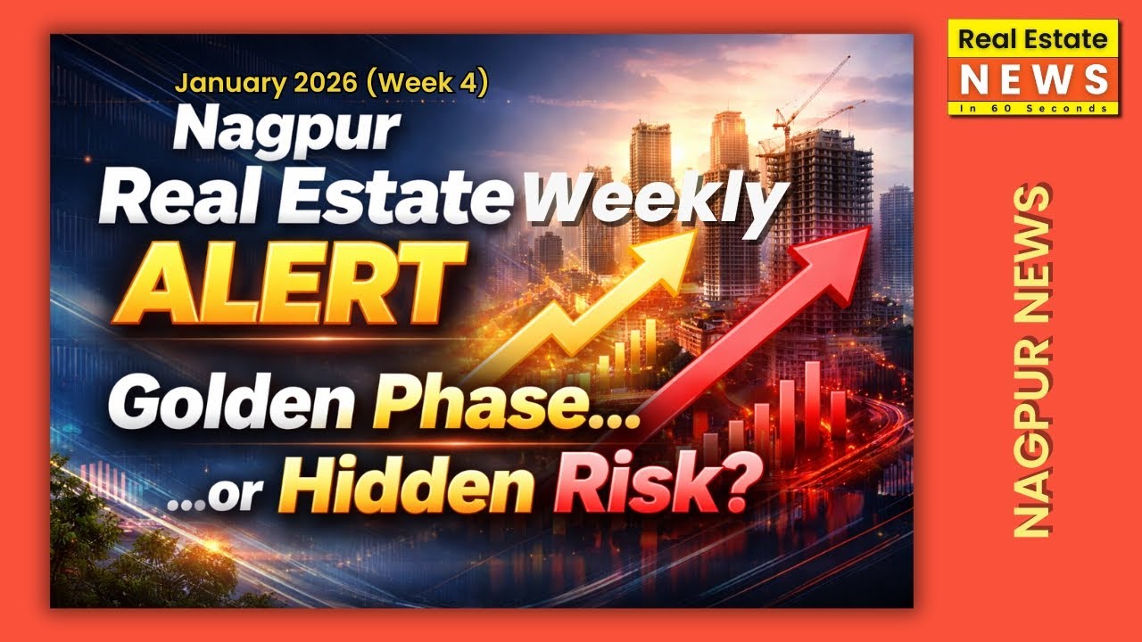 Nagpur Real Estate Weekly UpdateNagpur Real Estate में बड़ा मोड़! Golden Phase या बड़ा Risk?