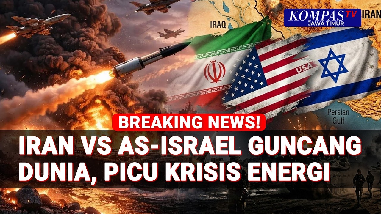 Adu Rudal Hingga Drone Memanas! Iran vs AS Israel Guncang Dunia, Picu Krisis Energi