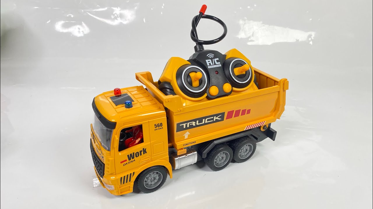 Unboxing Rc Super Truck, Rc Truck Kontruksi, Truck Yellow