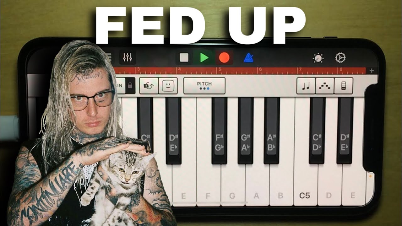 RECREATING GHOSTMANE’s “FED UP” On GARAGEBAND IOS APP!