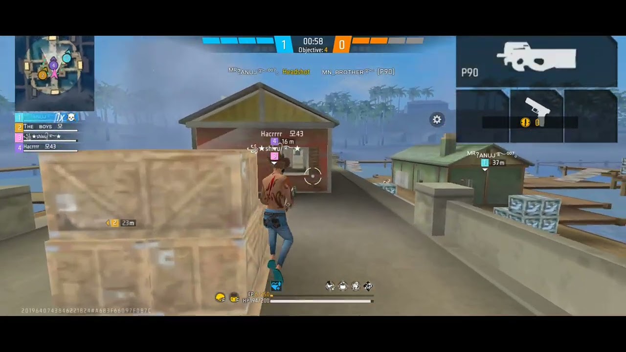 CS Rank Pushing With Random Player ✅️ #freefire #freefiremax 
