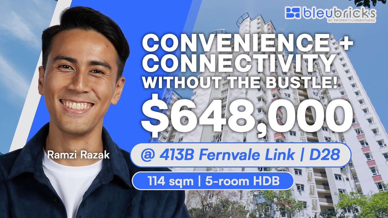 Singapore HDB | 413B Fernvale Link | 5-Room HDB | $648,000 | bleubricks By PLB | Ramzi