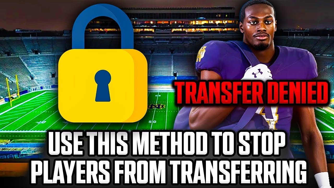 Воспользуйтесь этим глючным методом, чтобы предотвратить трансферы игроков в CFB 26 Dynasty.