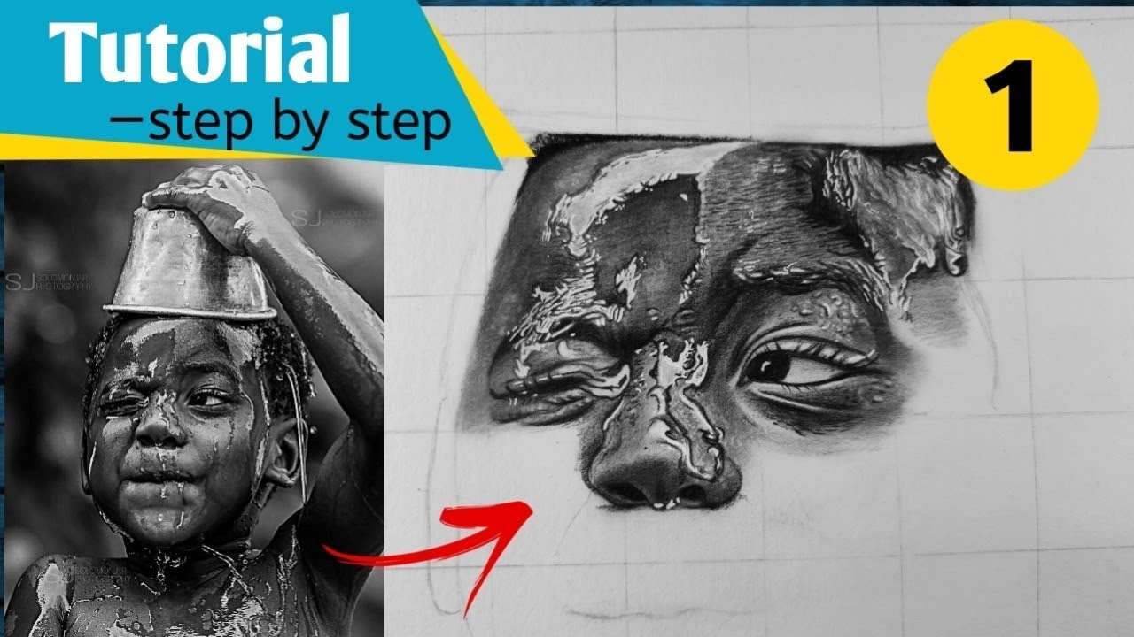 Hyper Realistic Portrait || Step-by-Step || for beginners