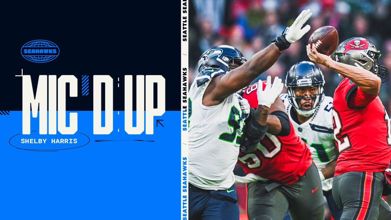 Seahawks Mic'd Up: Shelby Harris - Week 10 vs. Buccaneers In Munich