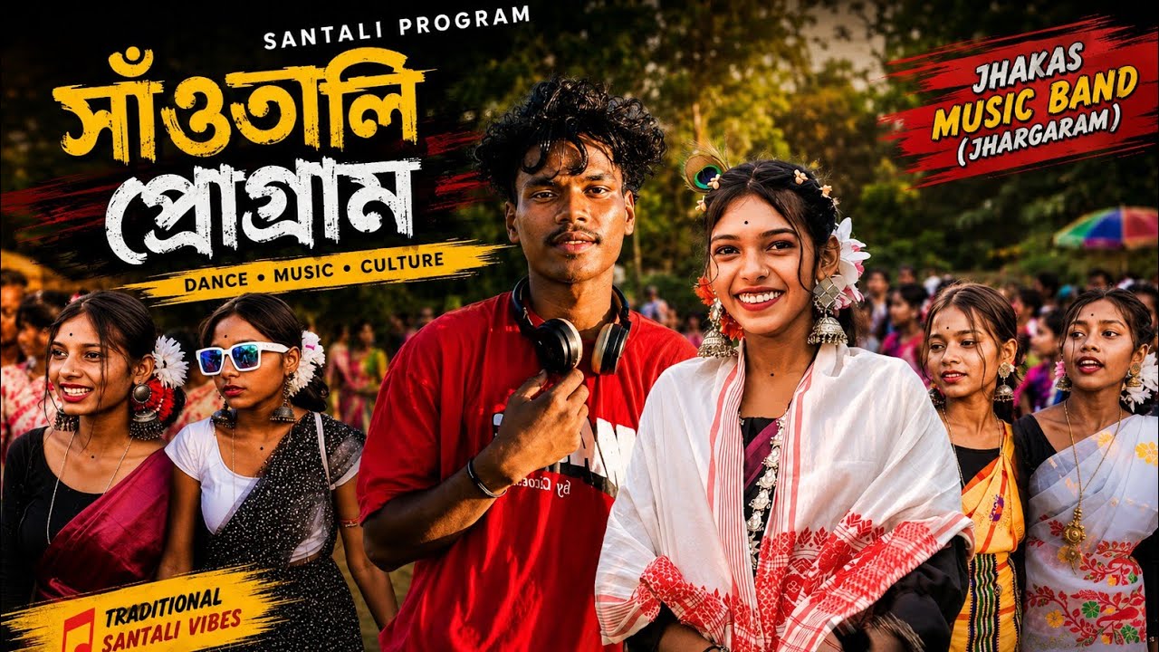 New santali tip tip borsa Pani program video DHUMSAI  program video 2025 