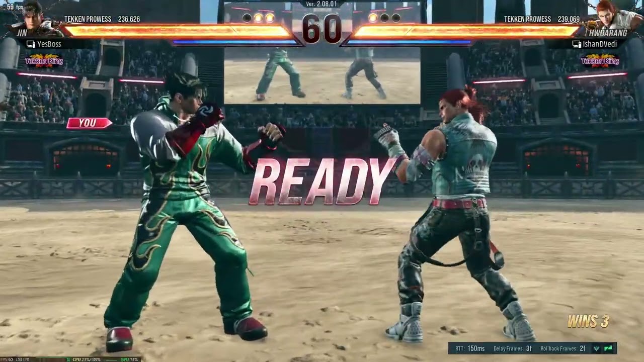 JIN vs HWOARANG | Tekken 8 Rank Season 2