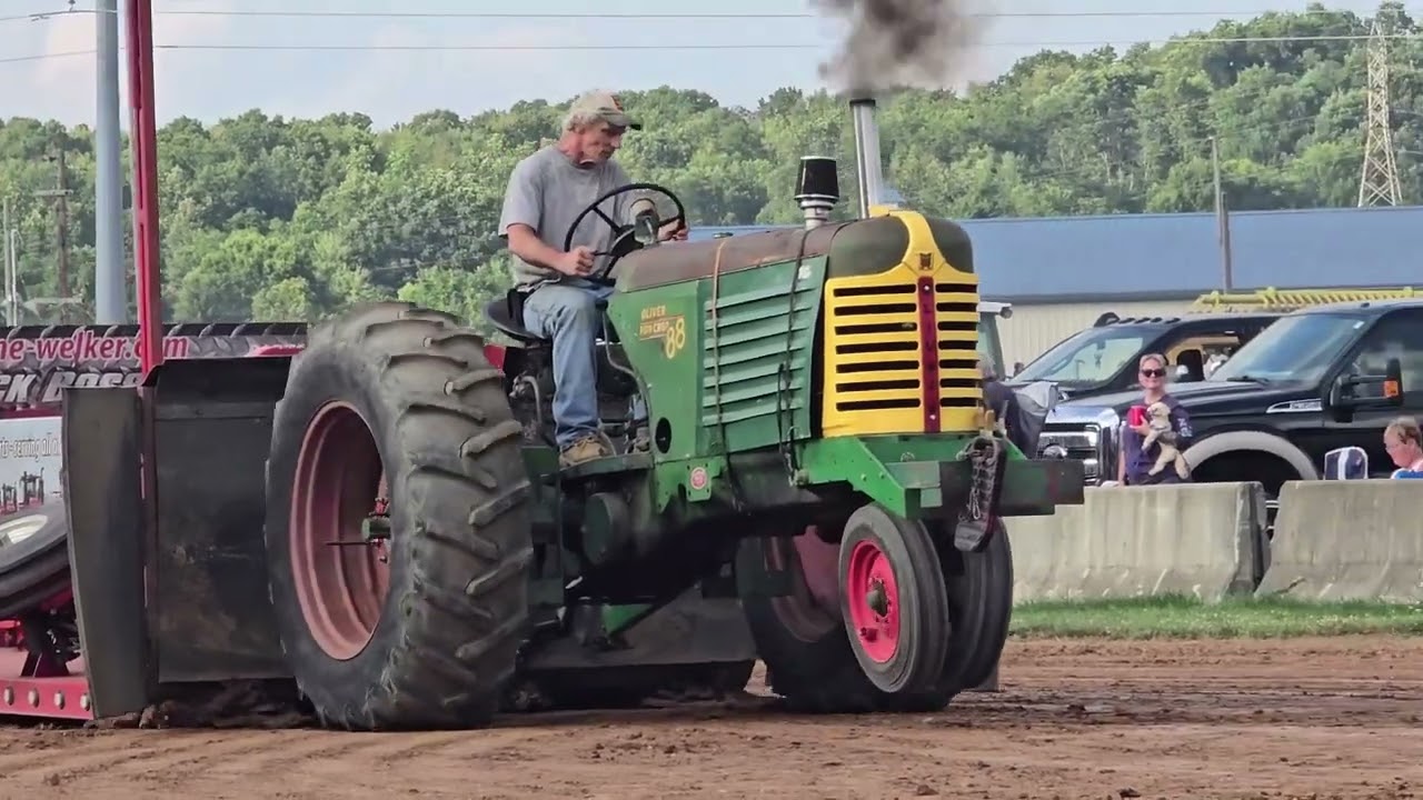 Antique Tractor Pulling at the Carroll County Fair