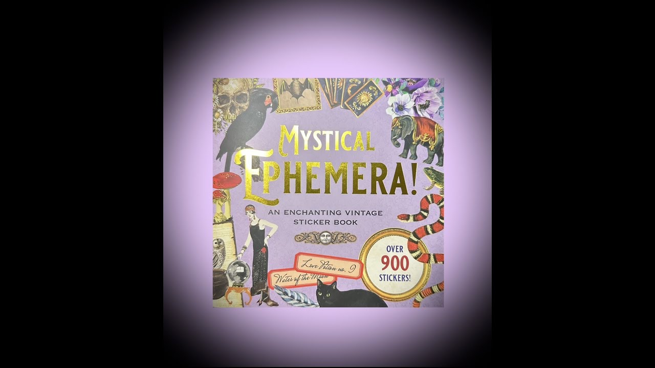 Mystical Ephemera Sticker Book