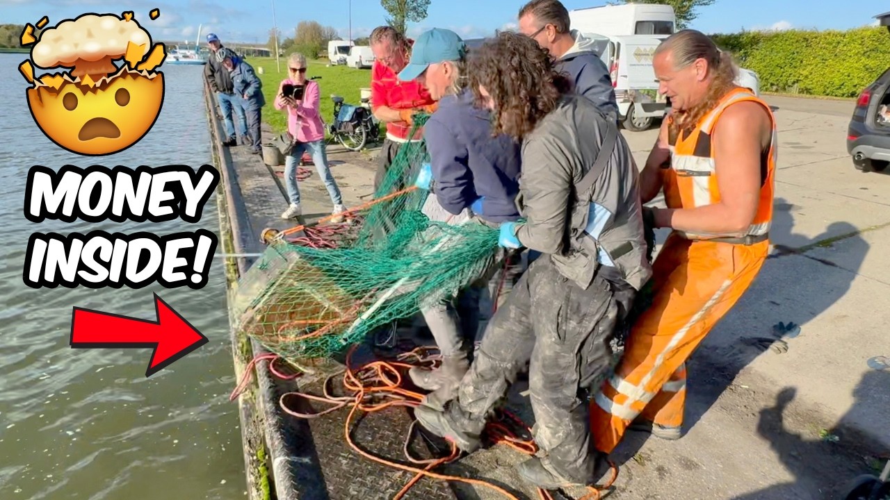 Call The Police! Safe Found with Money Inside (Magnet Fishing JACKPOT)