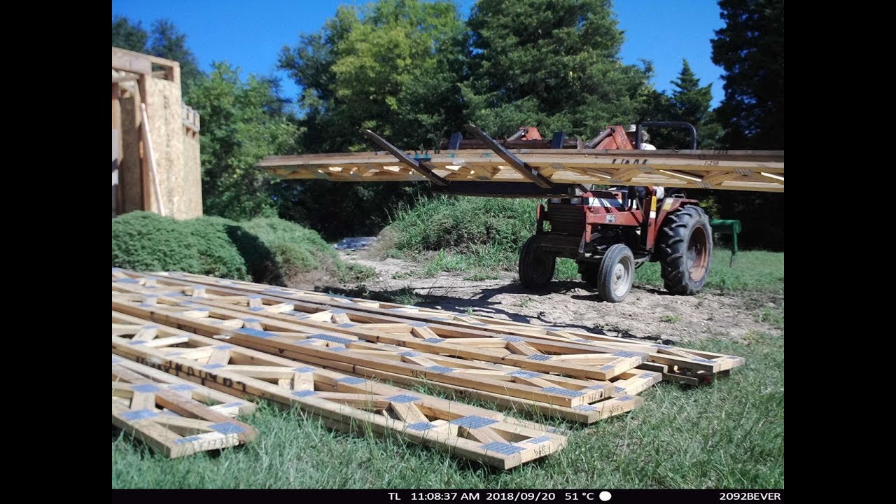 Putting a Lid on it (Part 1) - Episode 13 - Truss Delivery and Installation