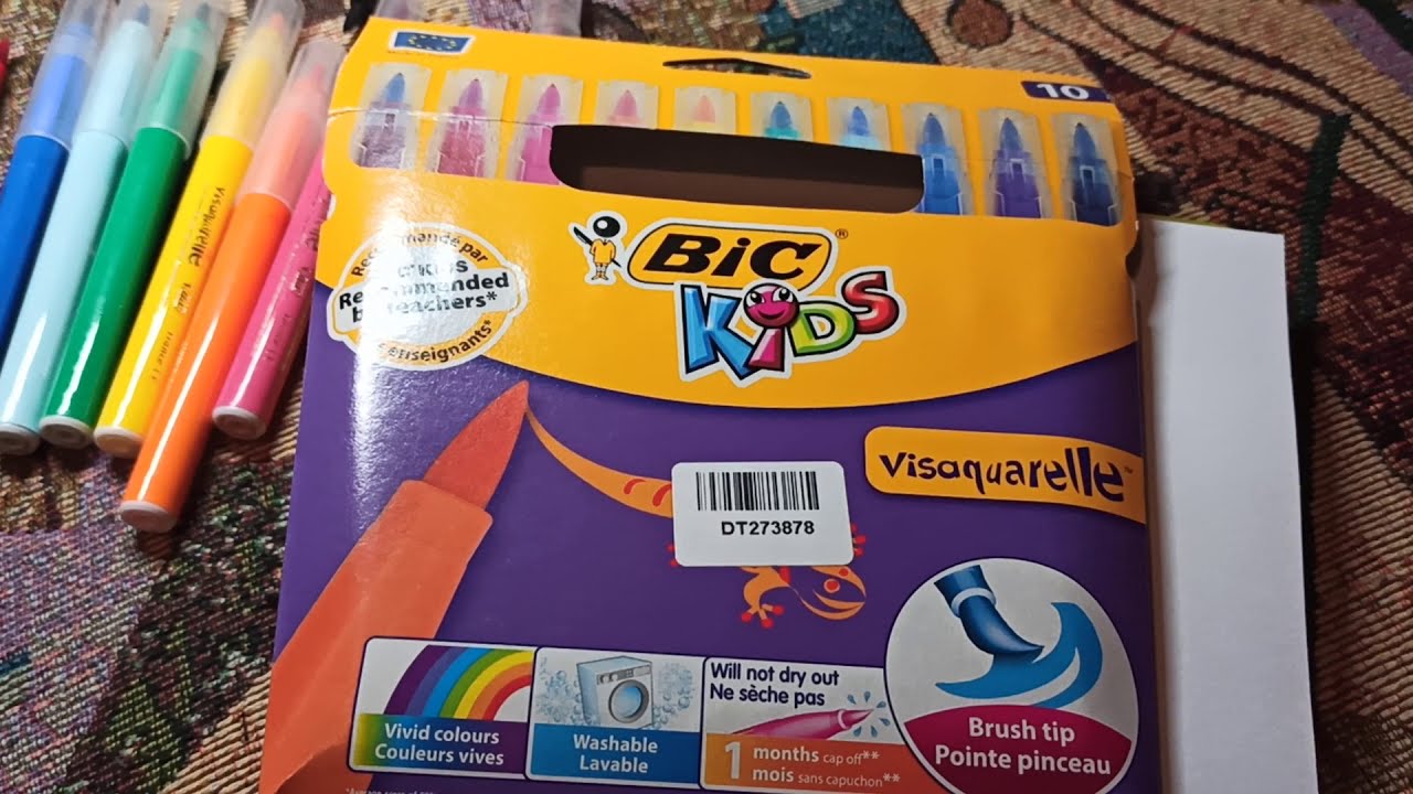 Обзор Фломастеры BIC Visaquarelle 10 цветов 10 шт (3270220001553) из Rozetka