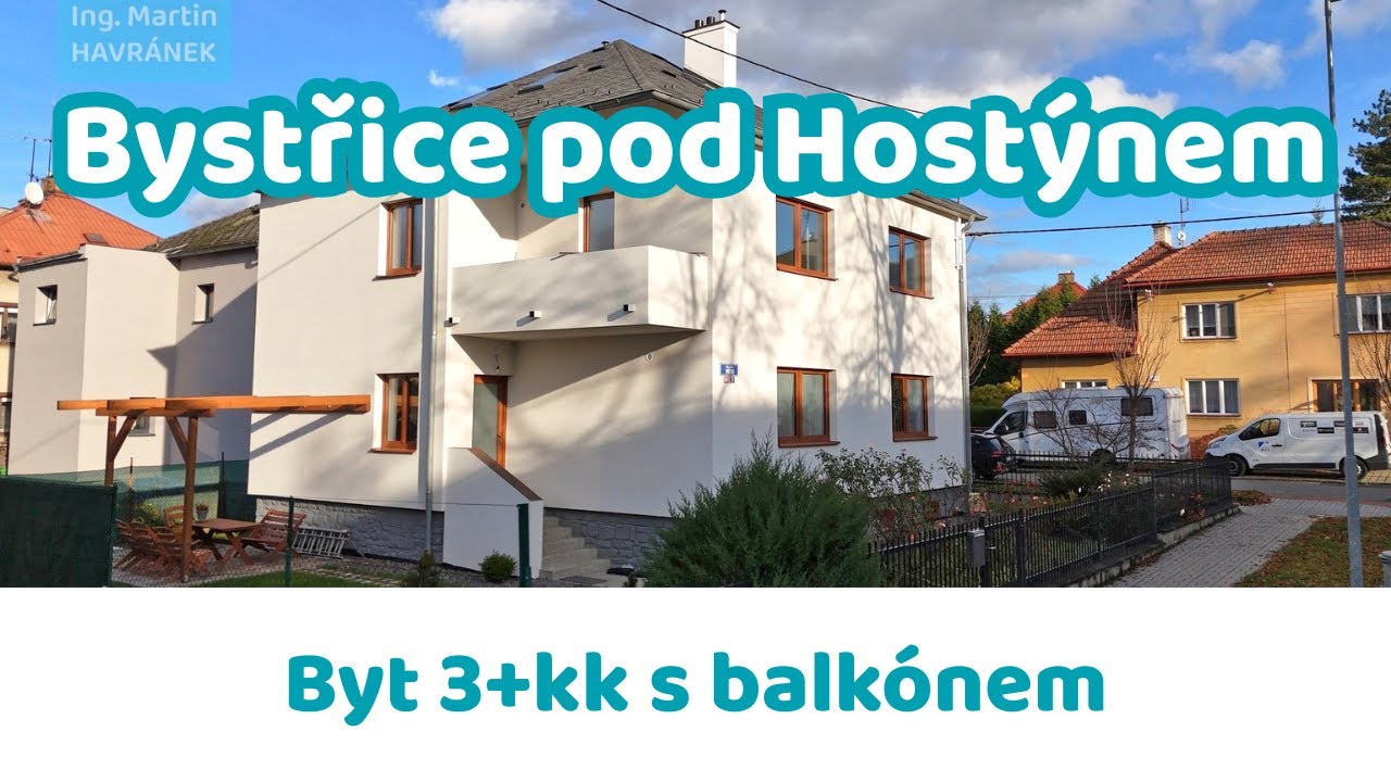Prodej bytu 3+kk s balkonem - Bystřice pod Hostýnem