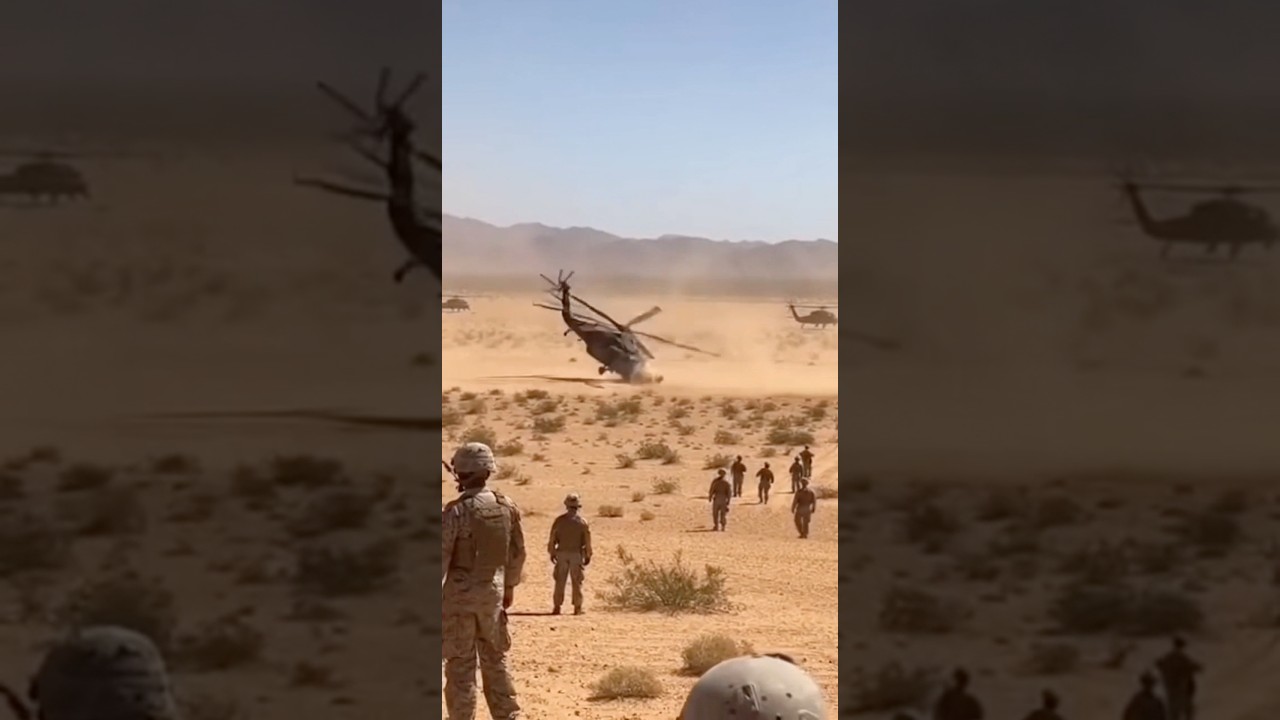 Helicopter crash in the middle of military training camp 