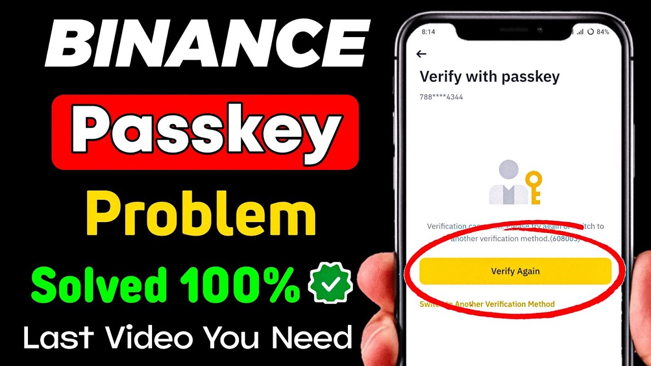 Binance login passkey problem,Binance passkey& biometric,passkey issue,binance passkey not available