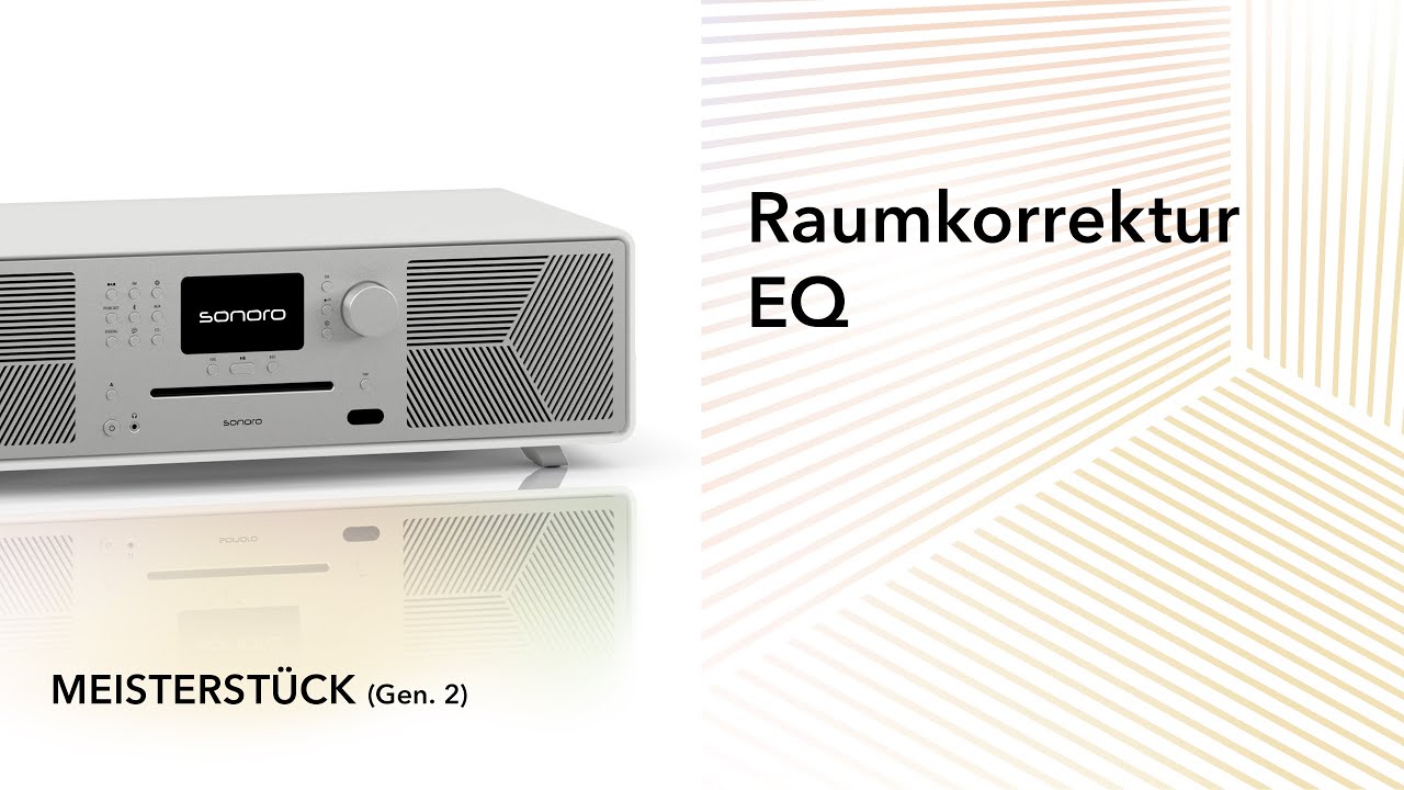 MEISTERSTÜCK Raumkorrektur EQ - sonoro Produkt-Tutorial