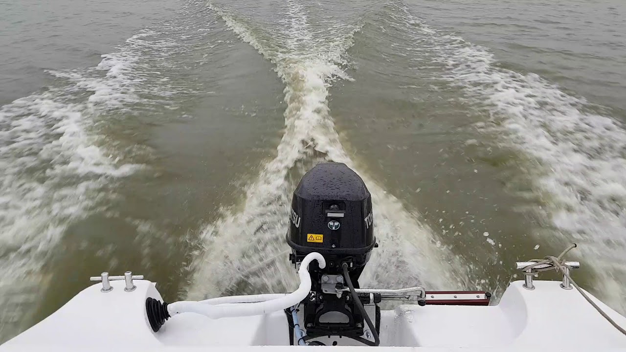 Jezioro Jamno boat Laos 360 sport Tohatsu 9.8