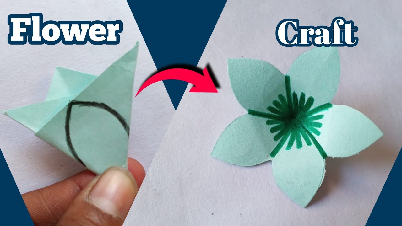 How to making paper flower step wise / New diy Paper Flower | Easy Paper craft / Easy Crafts 