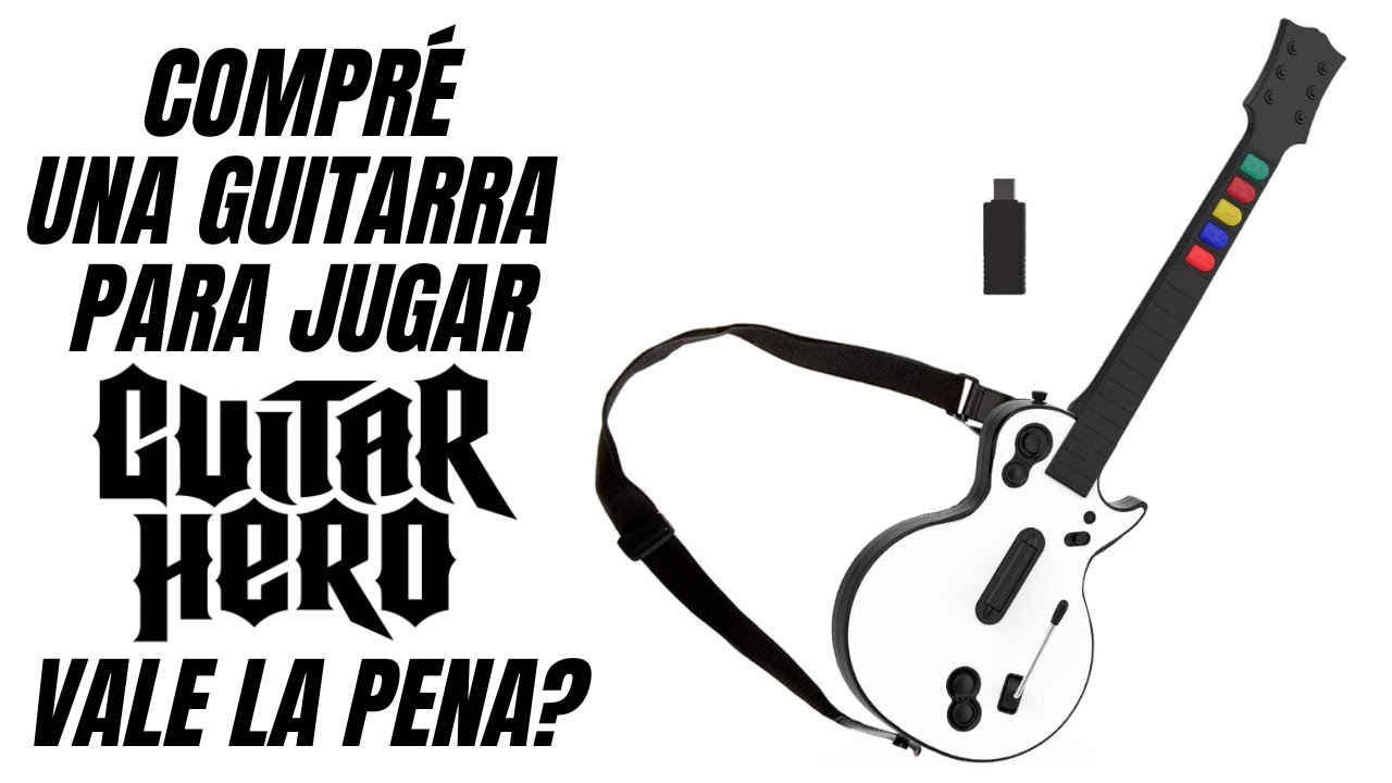 COMPRÉ UNA GUITARRA DE AMAZON PARA JUGAR GUITAR HERO - VALE LA PENA?