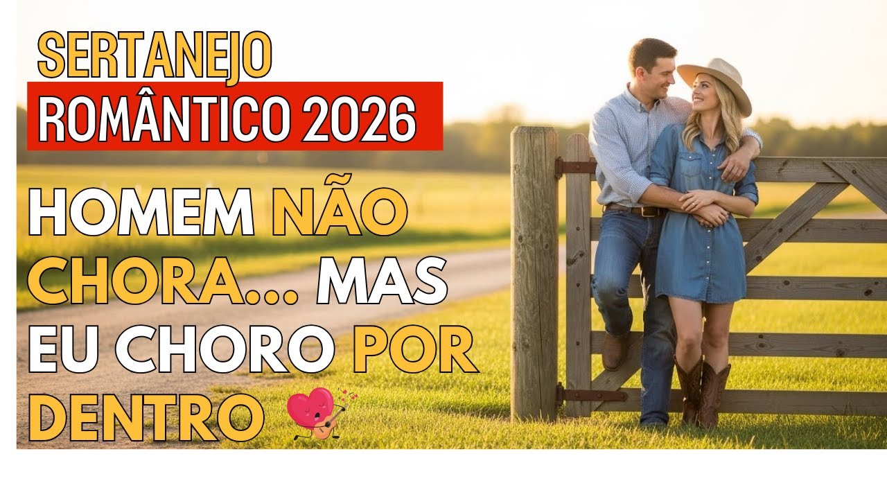 MÚSICAS SERTANEJO UNIVERSITÁRIO 2026 Homem Não Chora… Mas Eu Choro Por Dentro