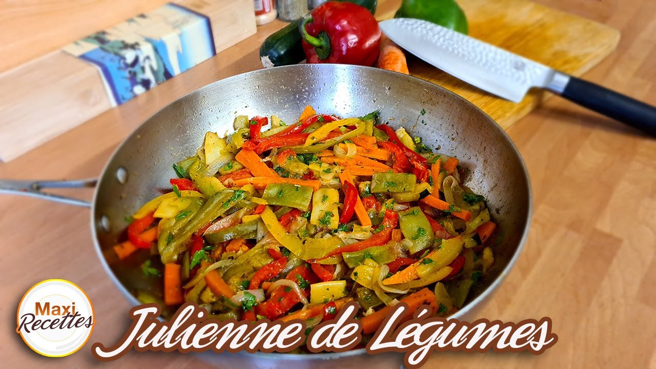Julienne de Légumes à la Poêle - Recette Facile et Rapide